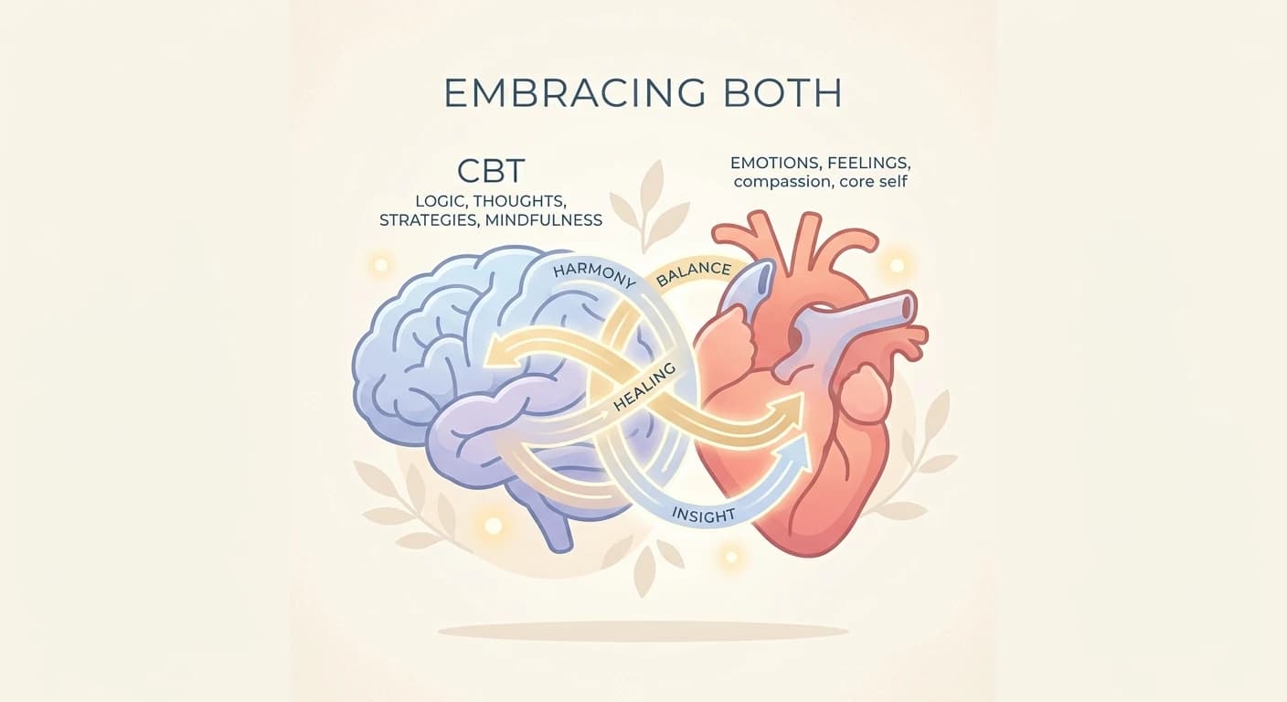 Integrating CBT Logic with IFS Emotional Depth