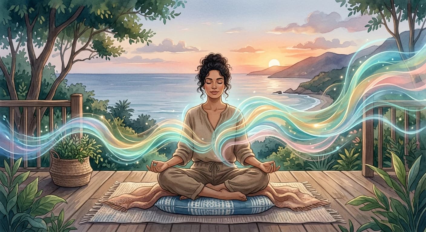 Releasing stored trauma and finding somatic grounding.