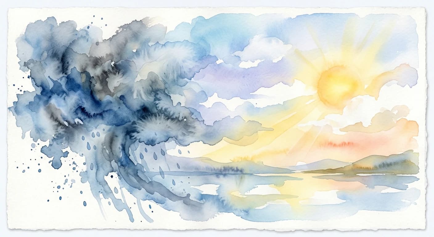 Navigating the deep waters of grief.