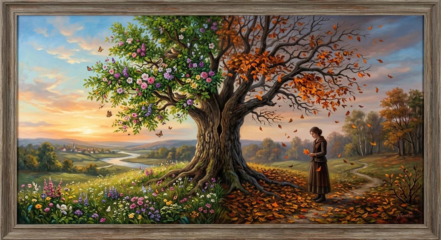 Growth and grief can exist together during a transition.