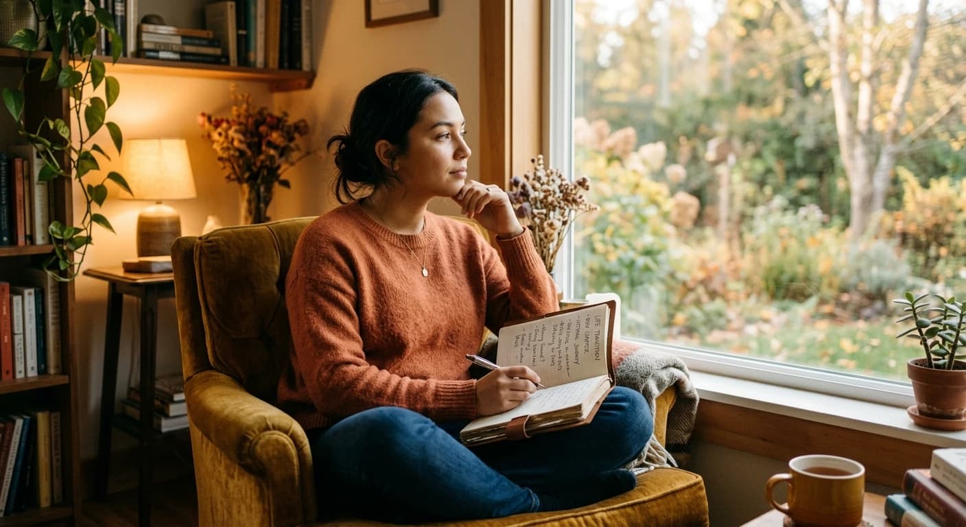 Noticing the emotions and thoughts that arise can help you identify the Parts involved in a transition.