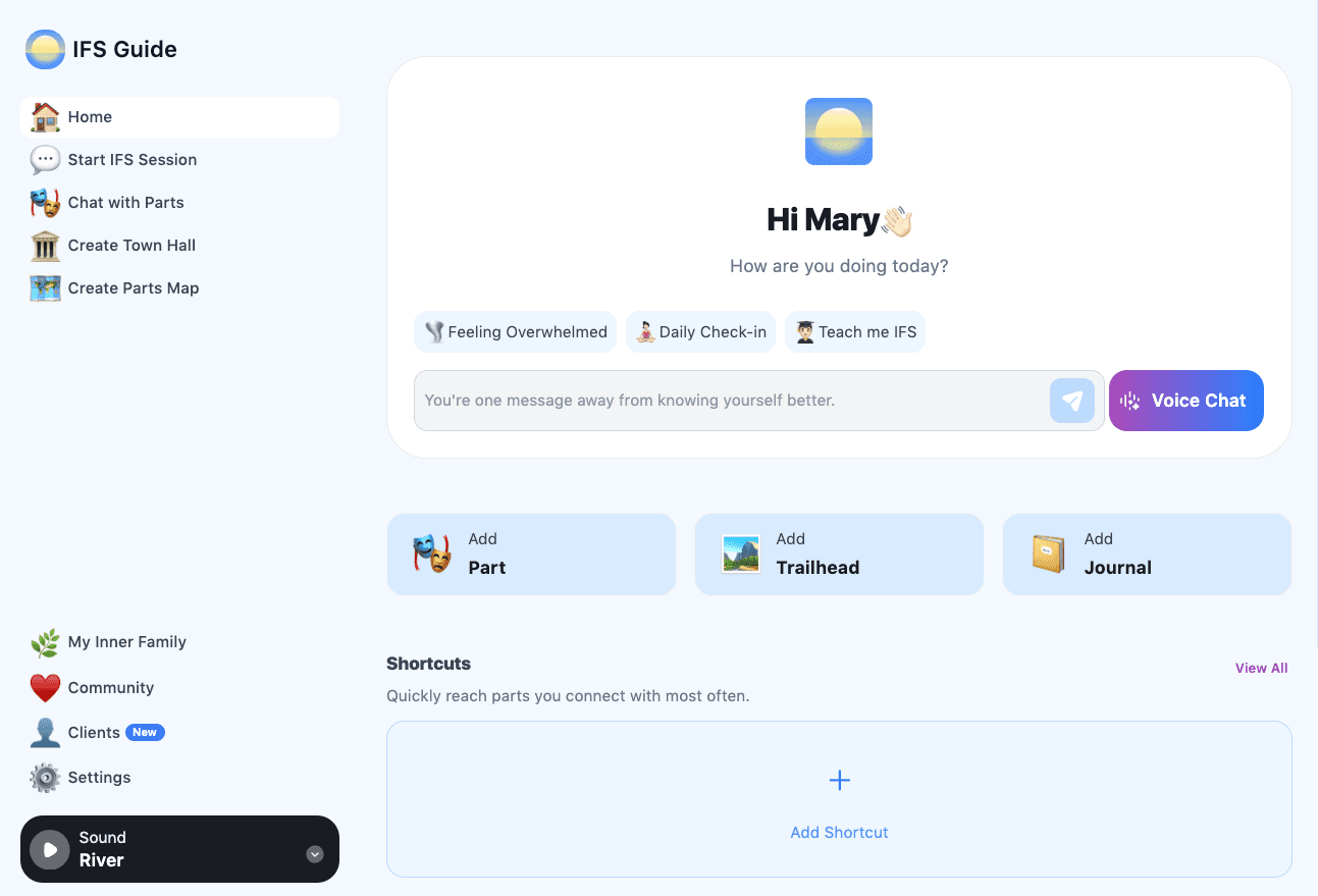 Your IFS Journey Starts Here web screenshot