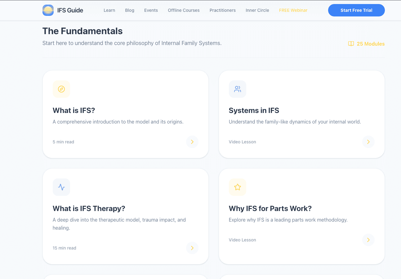 Deepen Your Understanding web screenshot