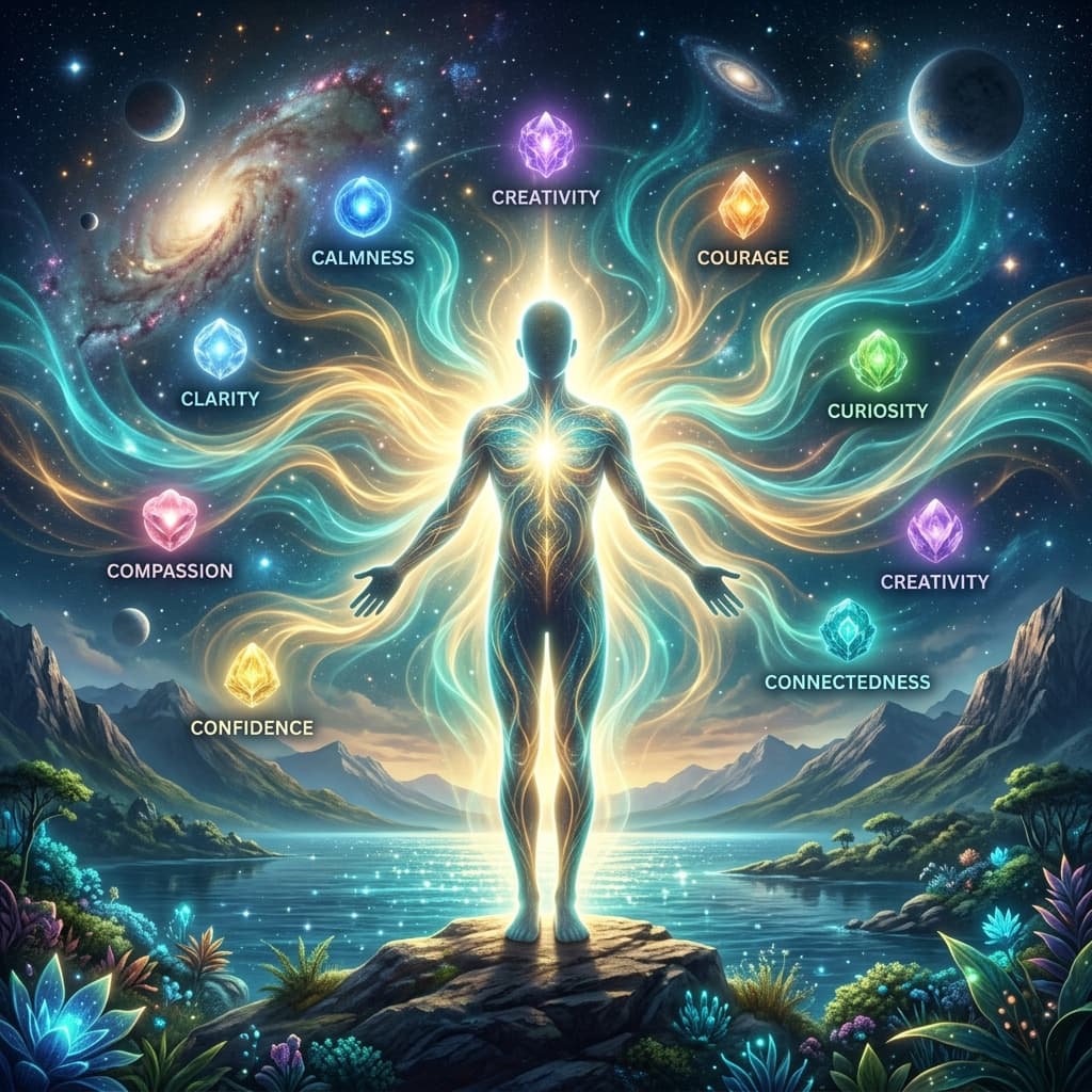 Decorative background for Maximizing Self-Energy