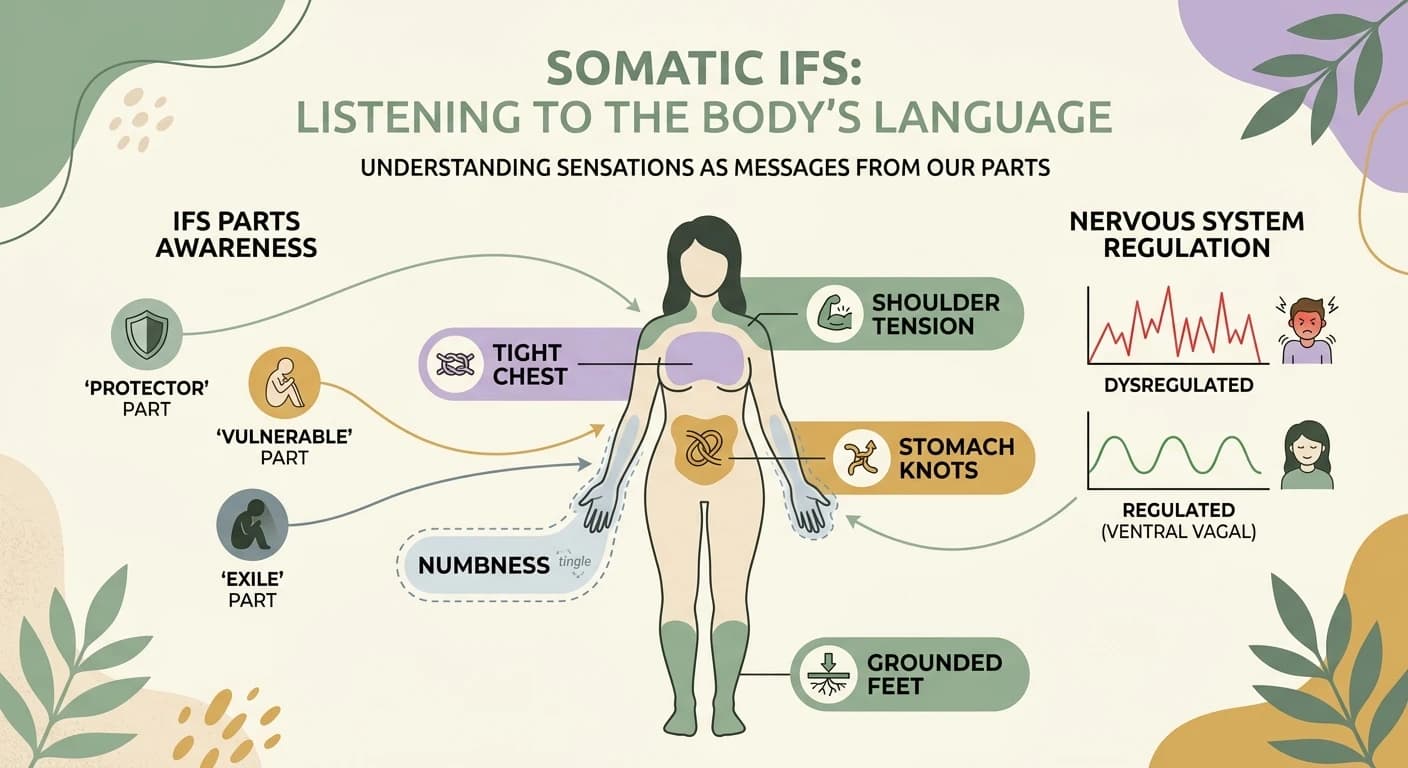Body sensations can offer clues about the Parts that need attention.