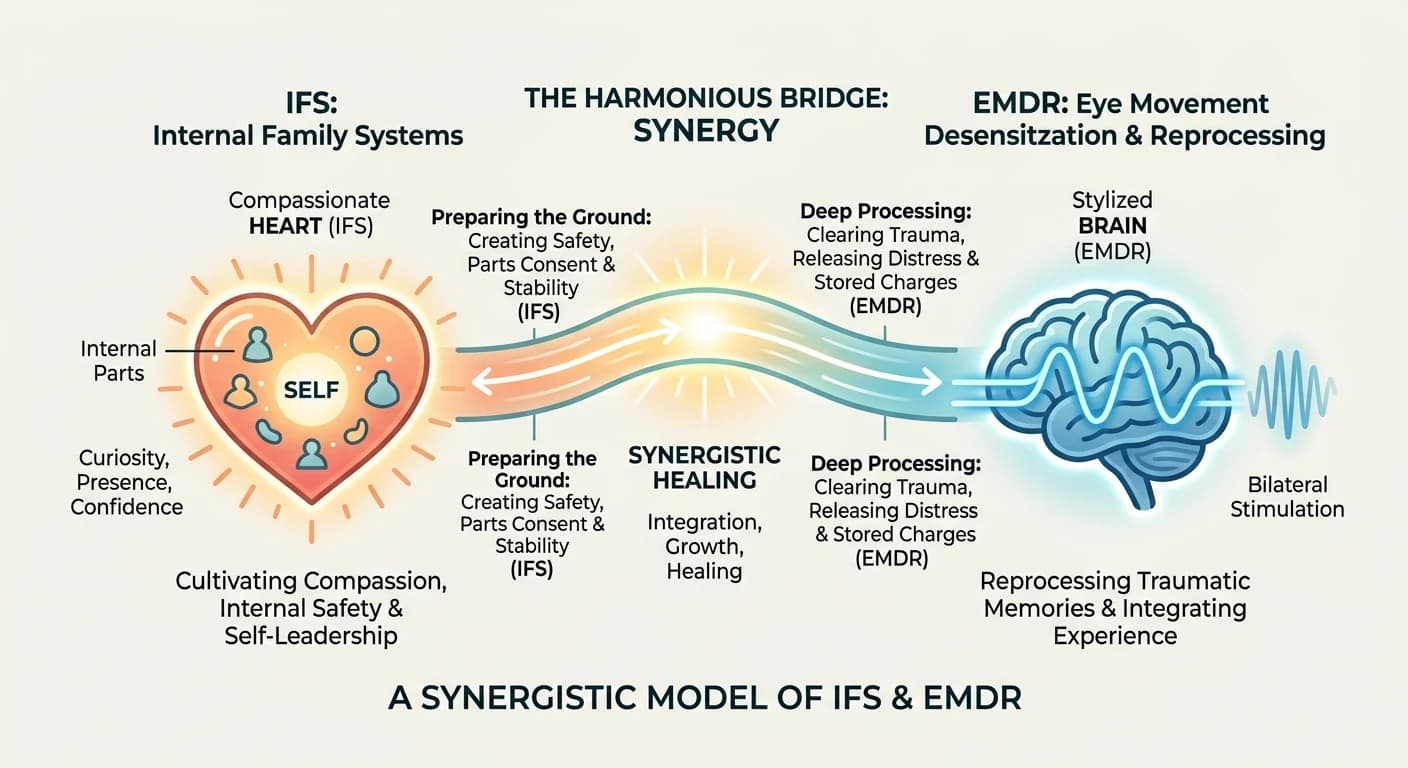 The synergy between IFS and EMDR