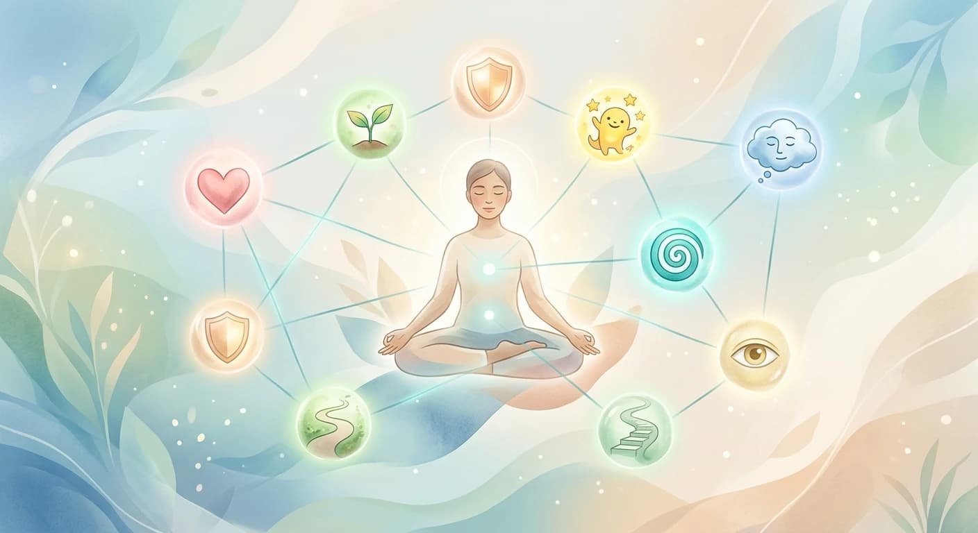 IFS views the inner system as made up of different parts that can be understood with curiosity and compassion.