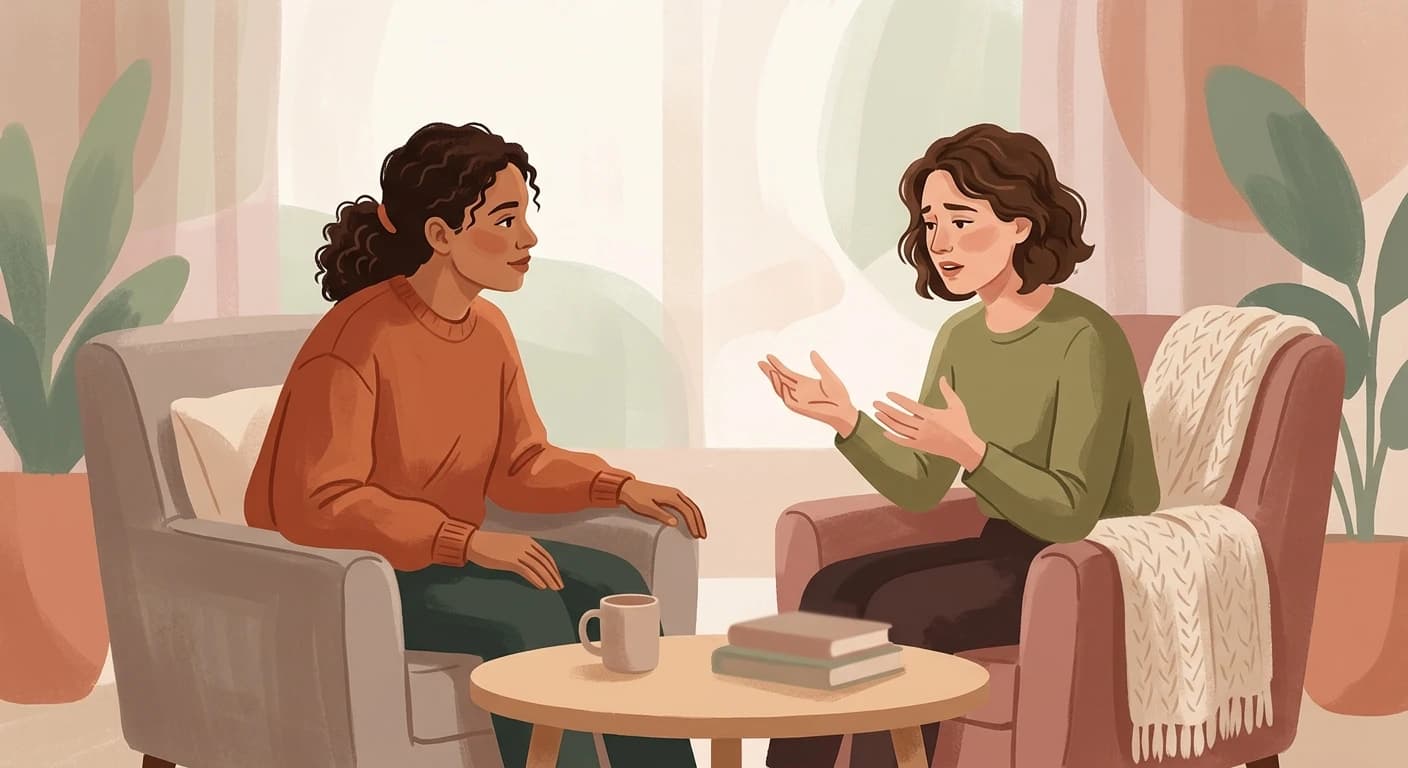 Professional support is important when inner work feels overwhelming or involves trauma, dissociation, or crisis.