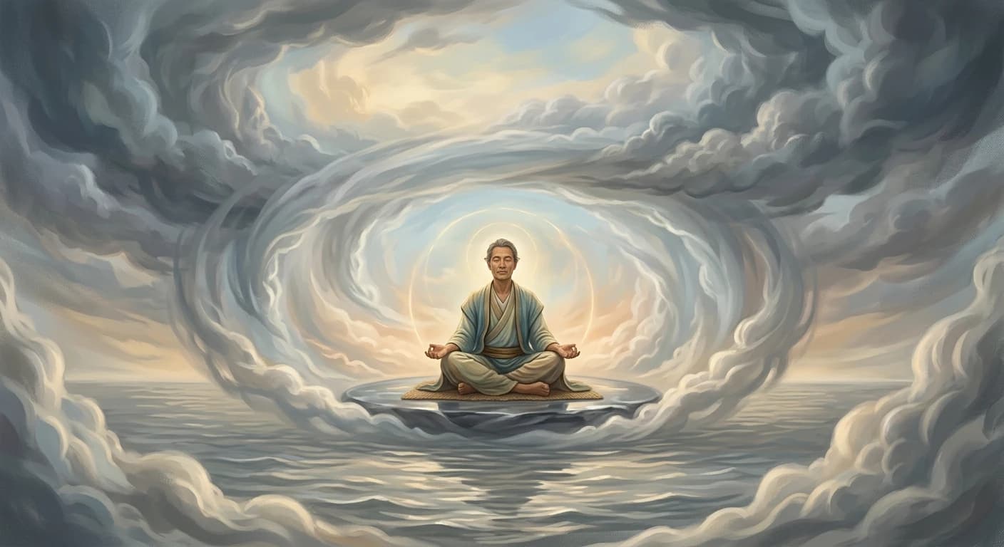 The Self as the calm eye of the storm.