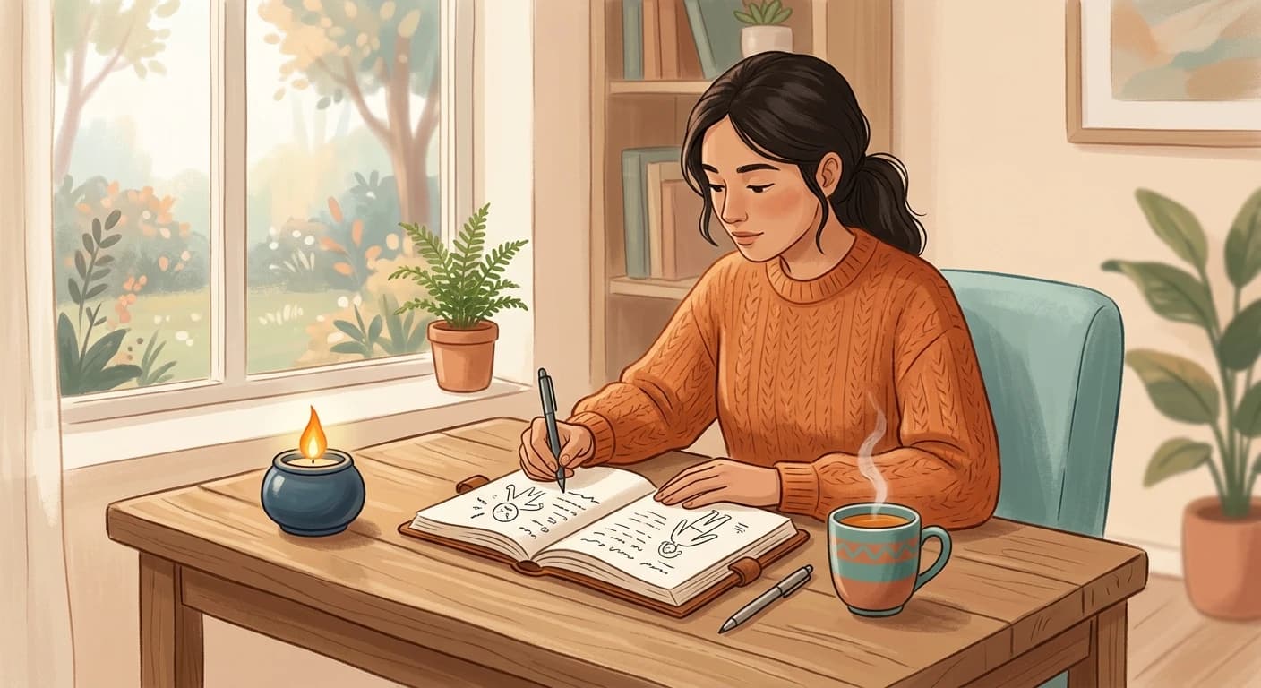 Journaling with anger as a safe, contained signal from a Part