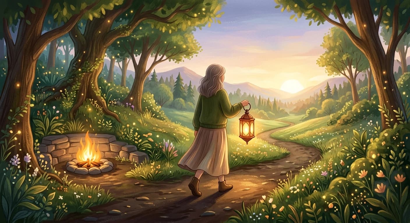 Transforming inner fire into a lantern for the healing path ahead